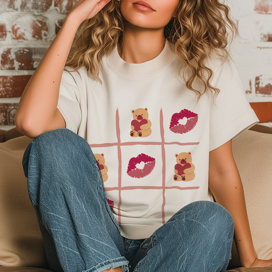 Cute Valentine Day Shirt, Retro XOXO T-Shirt